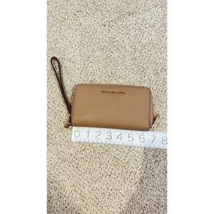 Michael Kors Wristlet Champagne Rose Gold Accents